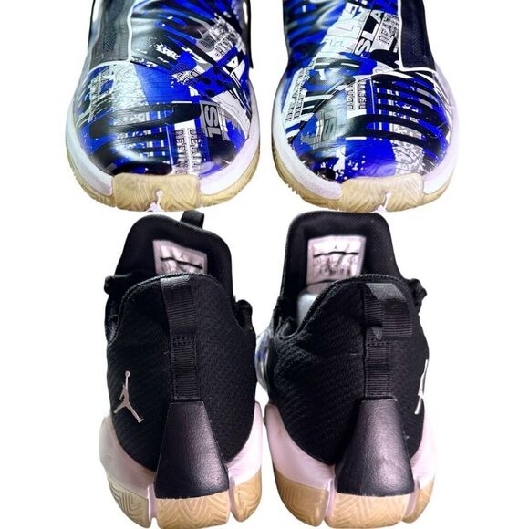 Air Jordan Jumpman Hustle 'Dark Concord' Basketball Shoes AQO397-500 Size 9.5 - Picture 7 of 16